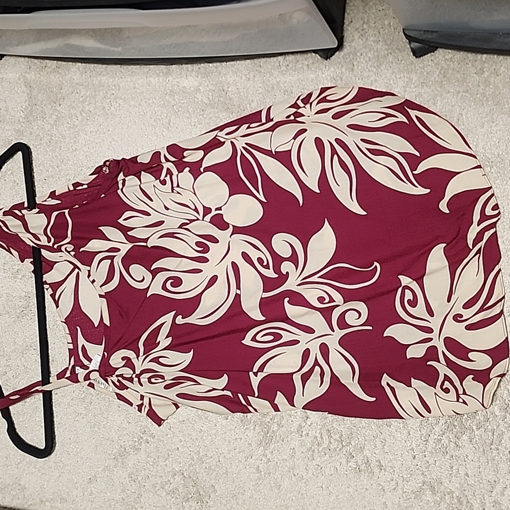 Hawaiian Ulu One Shoulder Top